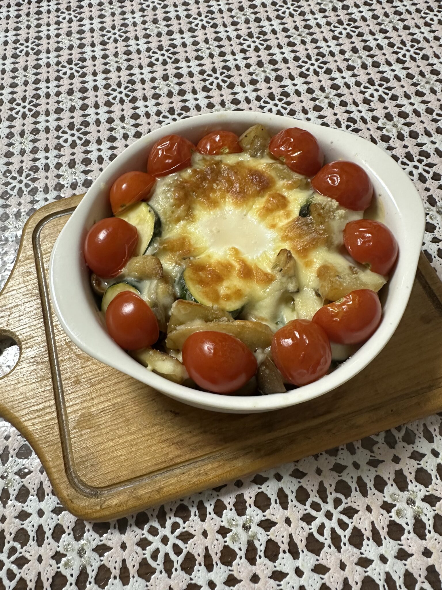 チキンと野菜のアレンジオリジナルグラタン