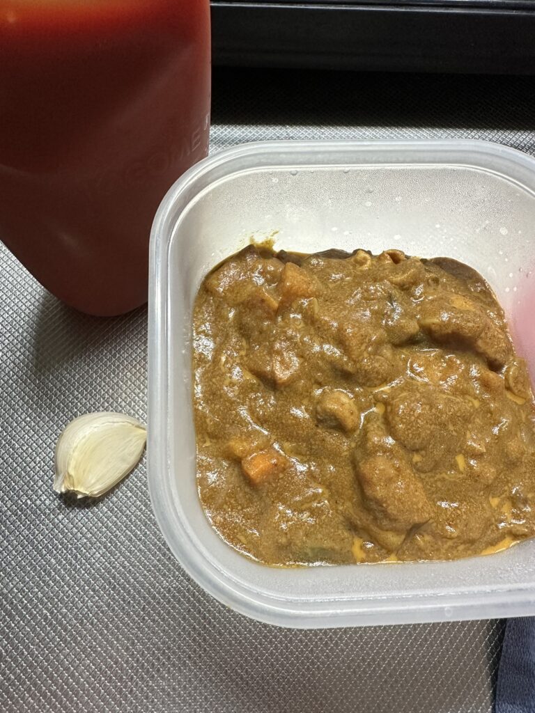 カレーパスタで使った材料